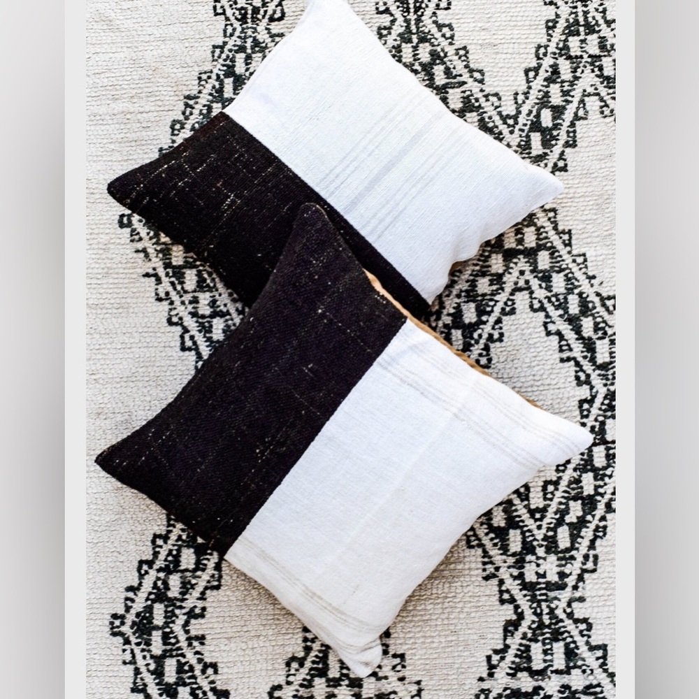 1 Turkish Wool Pillow Insert Vintage Boho Decor